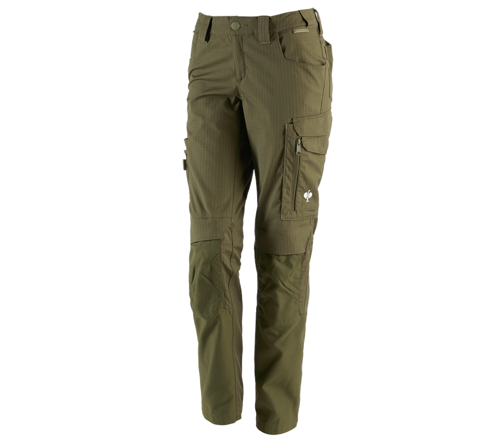 Pracovné nohavice: Nohavice do pása e.s.concrete solid, dámske + bahenná zelená