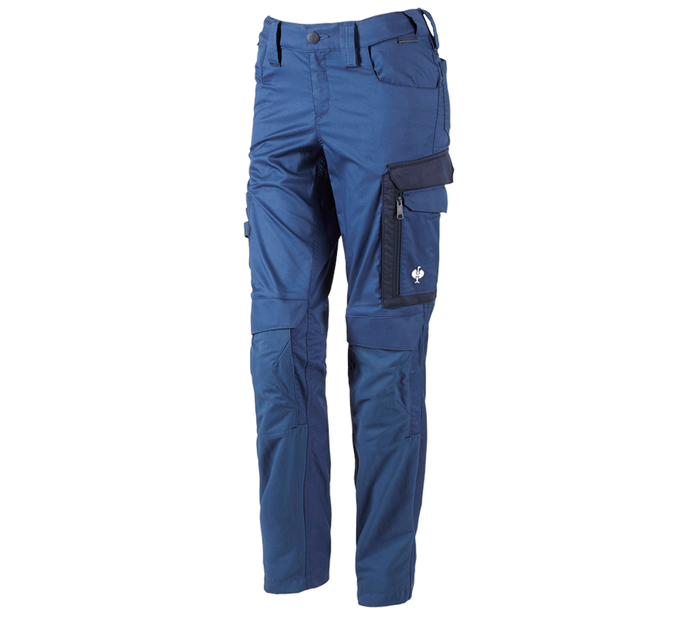 Pracovné nohavice: Nohavice do pása e.s.concrete light, dámske + alkalická modrá/tmavomodrá