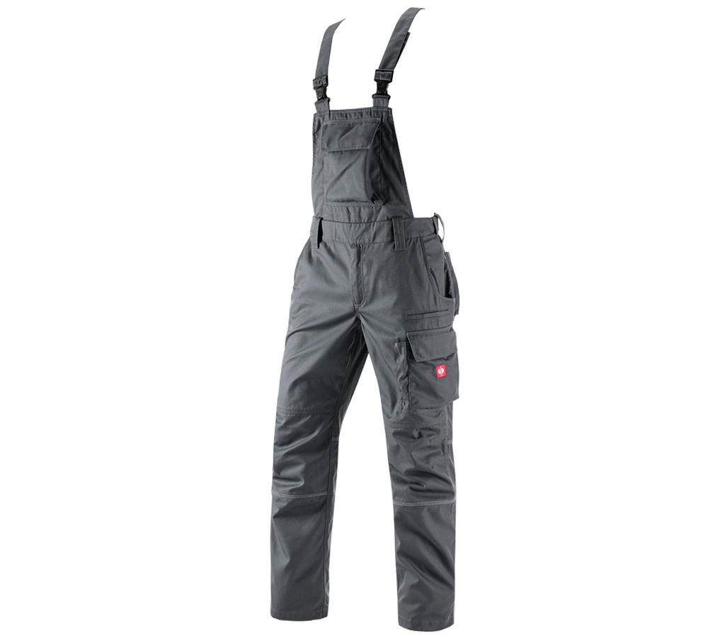 Pracovné nohavice: Nohavice s náprsenkou e.s.industry + cementová