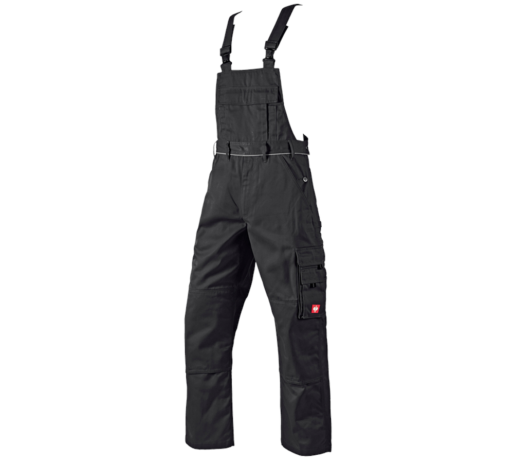 Pracovné nohavice: Nohavice s náprsenkou e.s.classic + čierna
