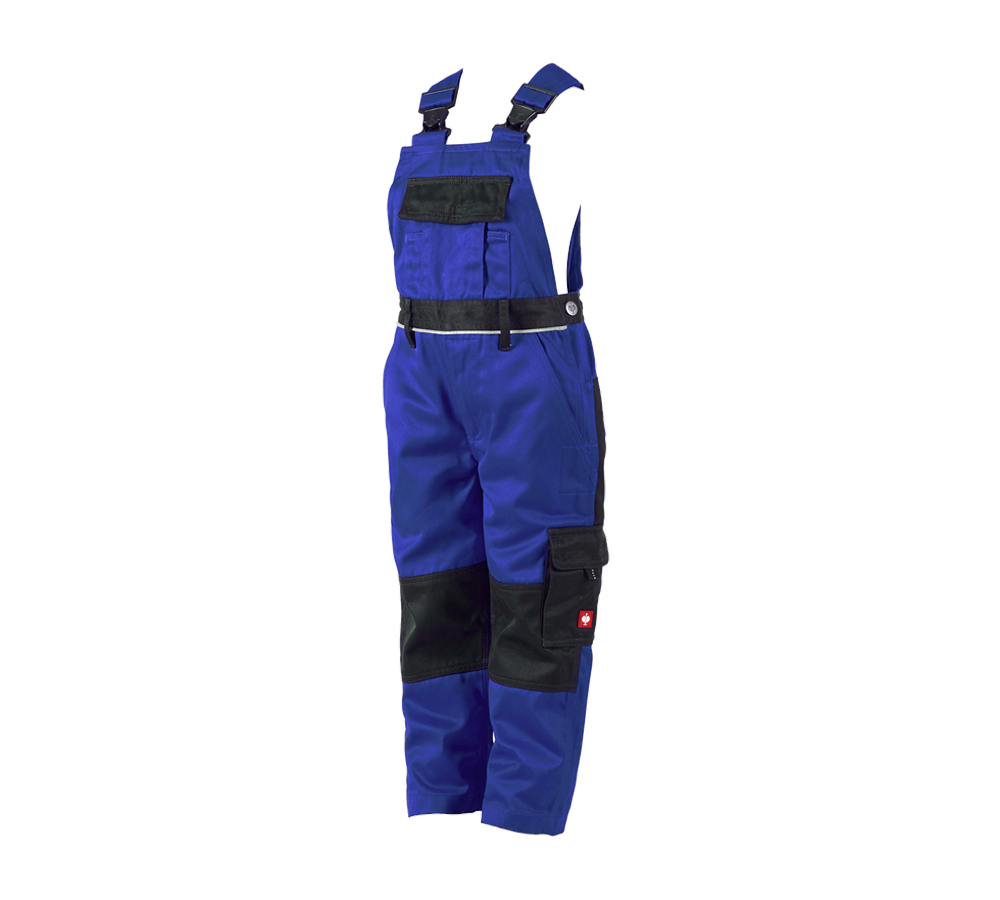 Nohavice: Detské nohavice s náprsenkou e.s.image + nevadzovo modrá/čierna