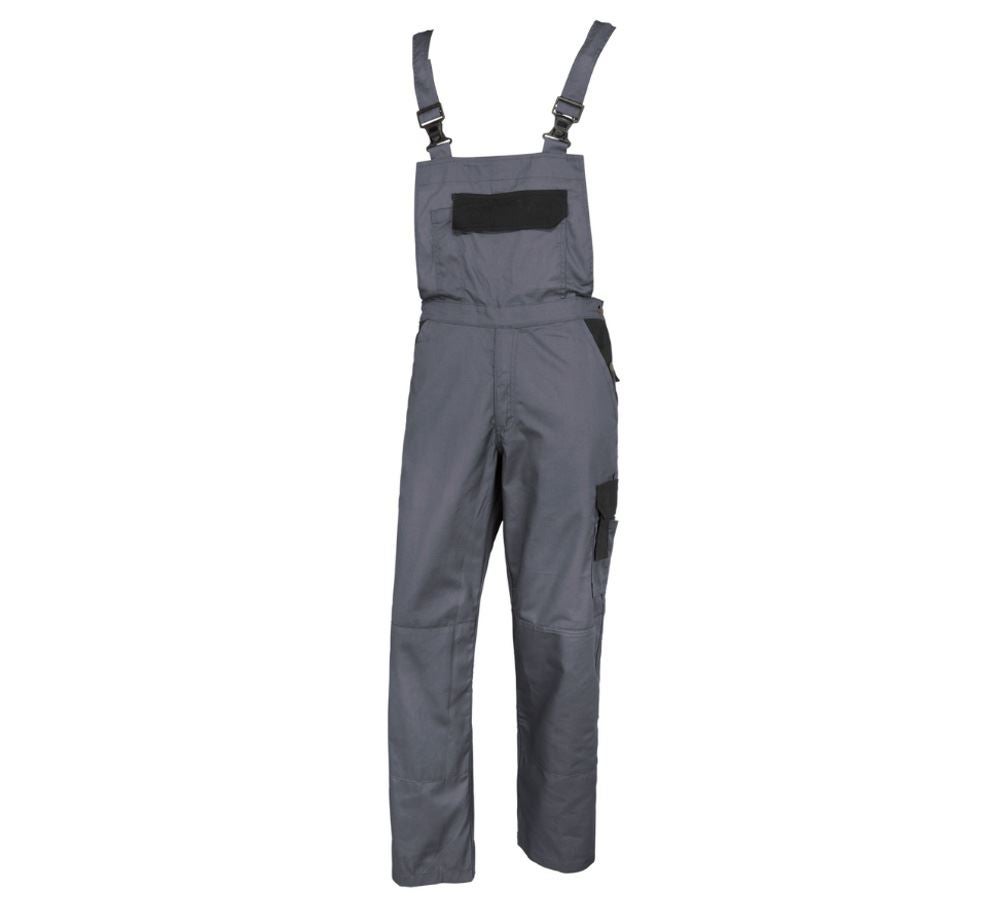 Pracovné nohavice: Nohavice s náprsenkou STONEKIT Odense + sivá/čierna