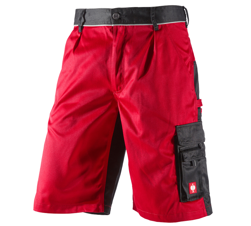 Pracovné nohavice: Šortky e.s.image + červená/čierna