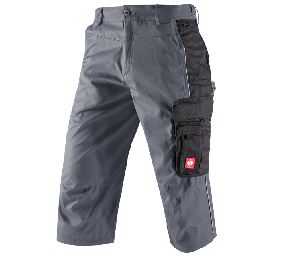 Pracovné nohavice: Pirátske nohavice e.s.active + sivá/čierna