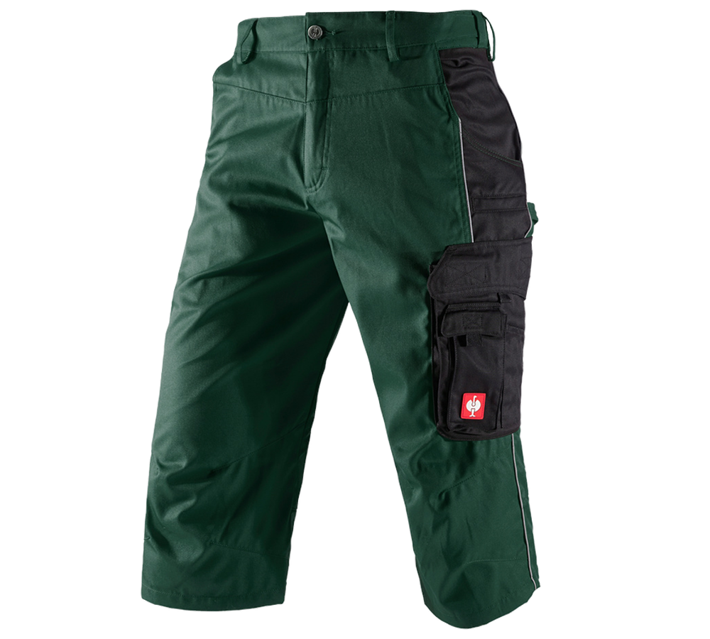 Pracovné nohavice: Pirátske nohavice e.s.active + zelená/čierna