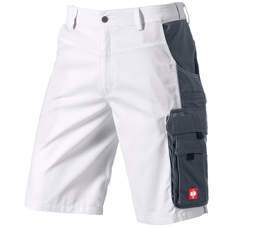 Pracovné nohavice: Šortky e.s.active + biela/sivá