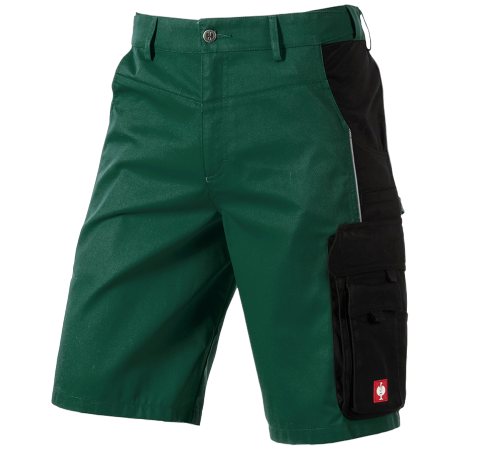 Pracovné nohavice: Šortky e.s.active + zelená/čierna