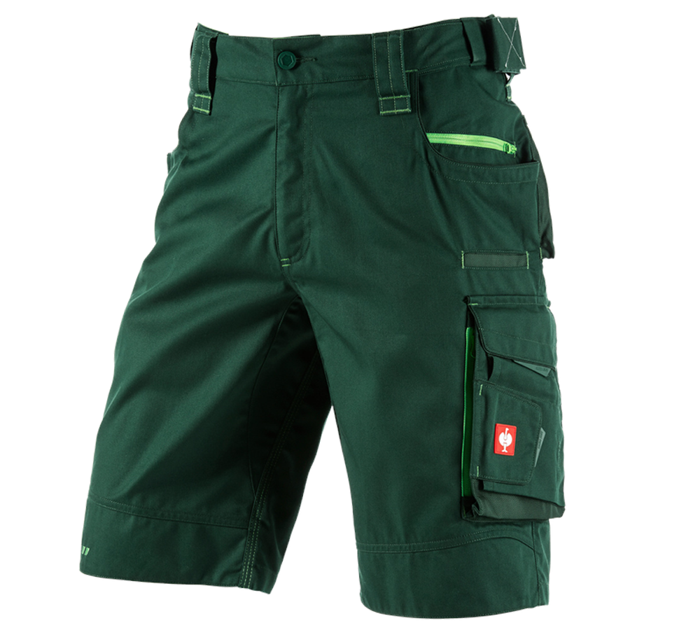 Pracovné nohavice: Šortky e.s.motion 2020 + zelená/morská zelená