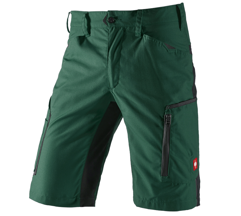 Pracovné nohavice: Šortky e.s.vision, pánske + zelená/čierna