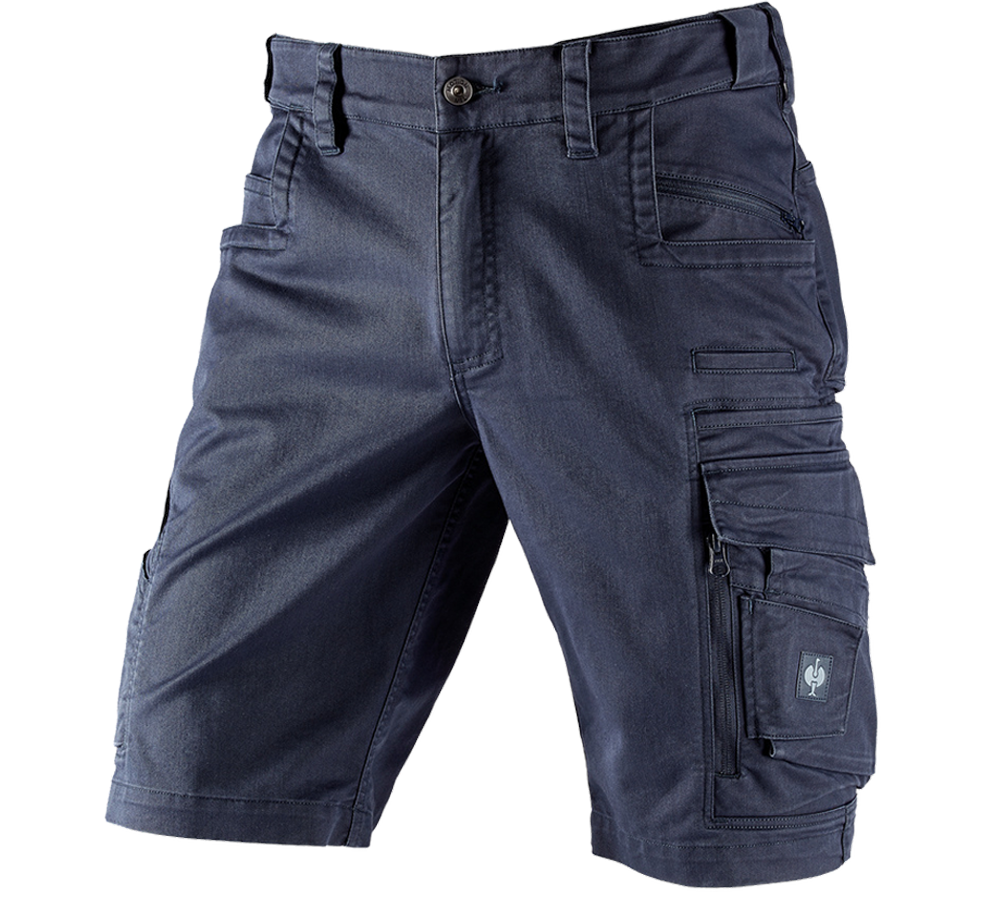 Pracovné nohavice: Šortky e.s.motion ten + bridlicová modrá