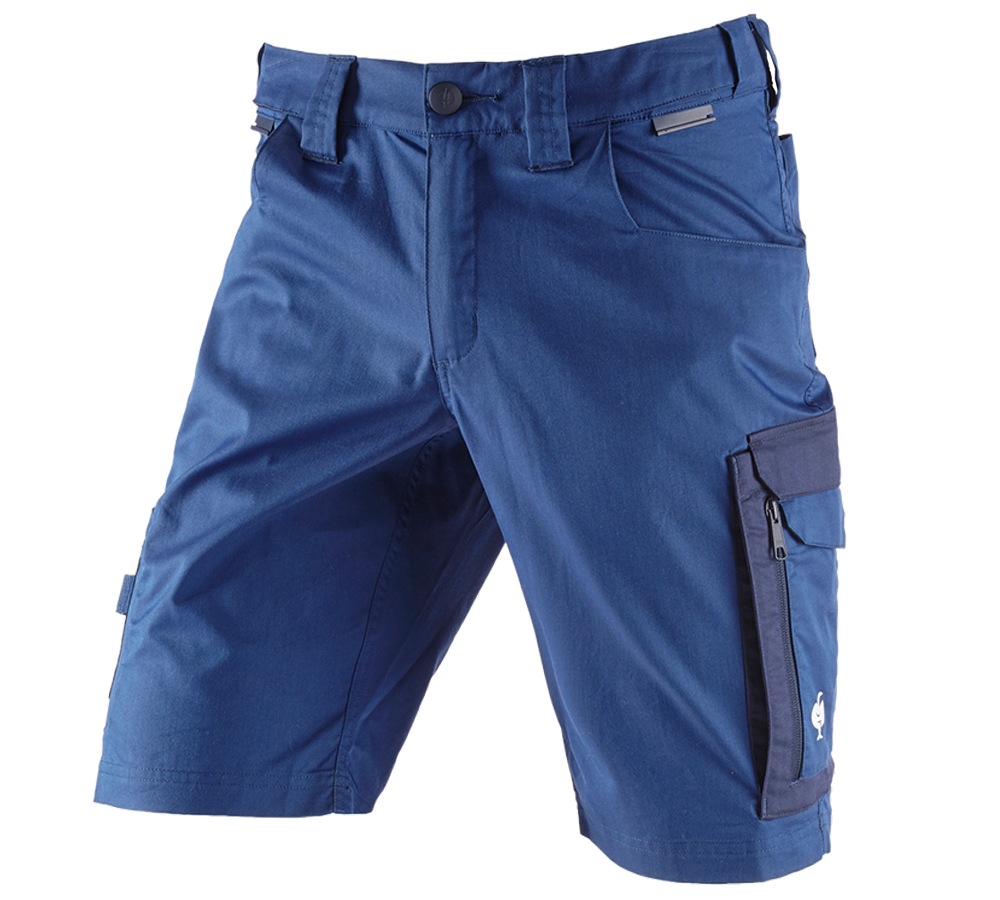 Pracovné nohavice: Šortky e.s.concrete light + alkalická modrá/tmavomodrá
