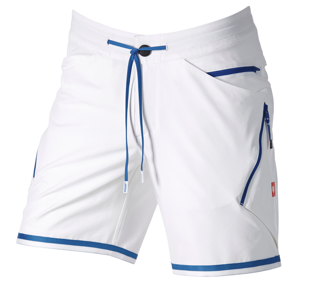 Pracovné nohavice: Šortky e.s.ambition + biela/enciánová modrá