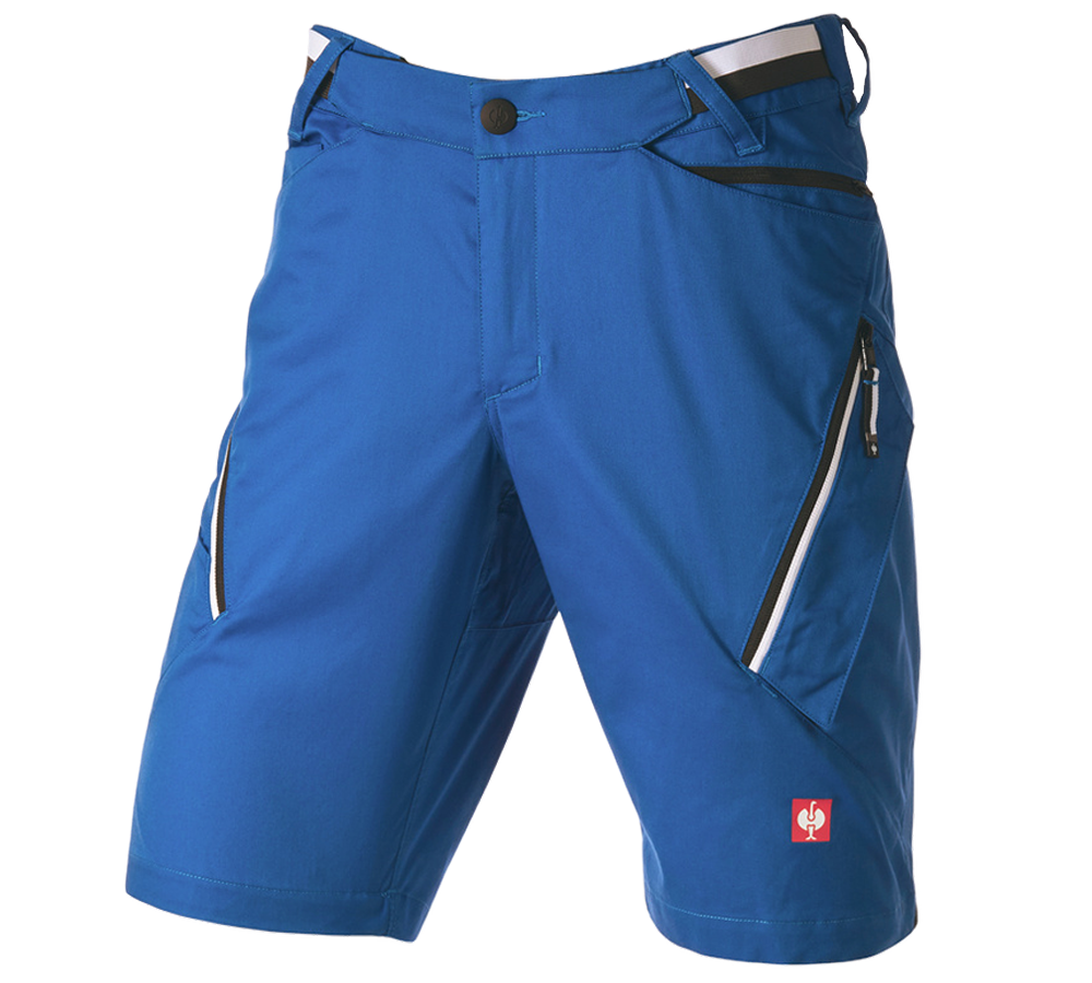 Pracovné nohavice: Šortky s viacerými vreckami e.s.ambition + enciánová modrá/grafitová