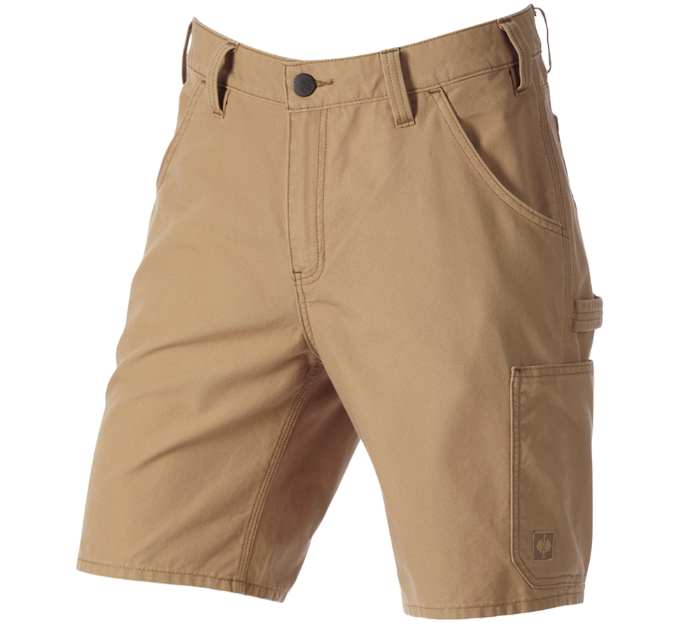 Pracovné nohavice: Šortky e.s.iconic + mandľovo hnedá