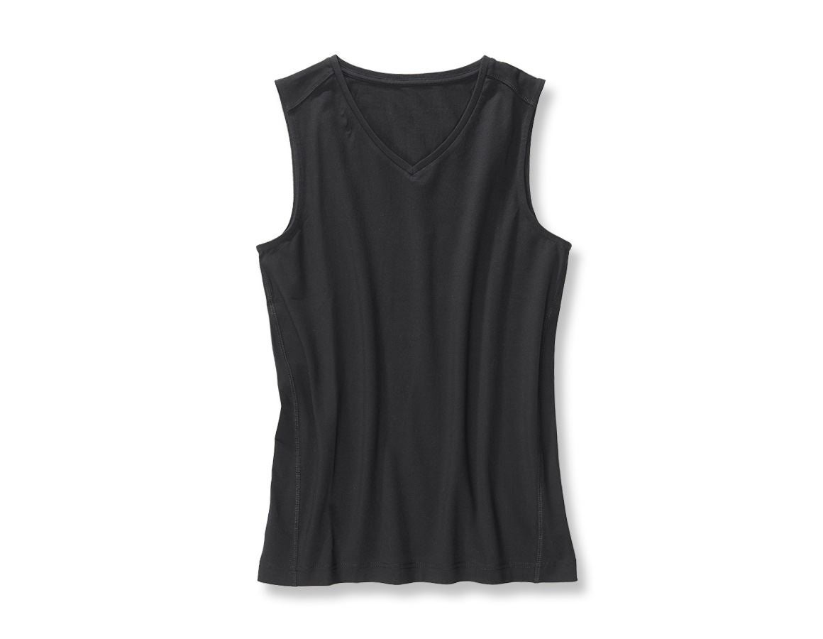 Spodná bielizeň | Termo oblečenie: Atletické tričko e.s. cotton stretch + čierna