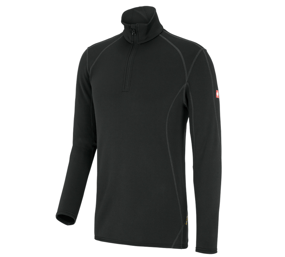 Spodná bielizeň | Termo oblečenie: Funkčný sveter e.s. termo stretch – x-warm + čierna