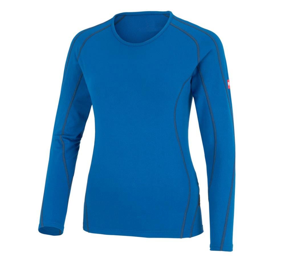 Funkčné spodné prádlo: e.s. Funk. tričko dlhým rukávom clima pro–warm,d + enciánová modrá