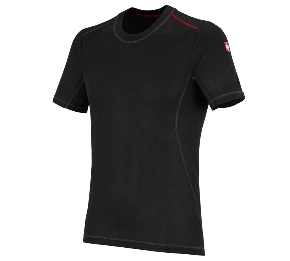 Spodná bielizeň | Termo oblečenie: Funkčné tričko e.s. basis-light + čierna
