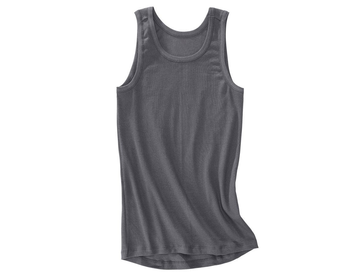 Spodná bielizeň | Termo oblečenie: Tričko bez rukávov e.s. cotton rib + titánová