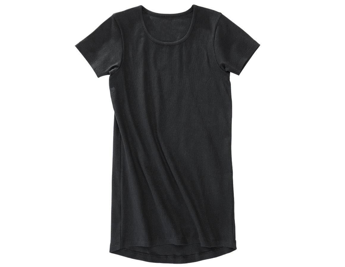 Spodná bielizeň | Termo oblečenie: Tričko e.s. cotton rib + čierna
