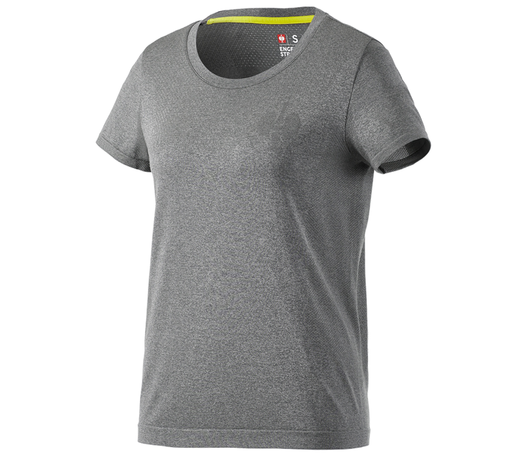 Tričká, pulóvre a košele: Tričko seamless e.s.trail, dámske + čadičovo sivá melanž