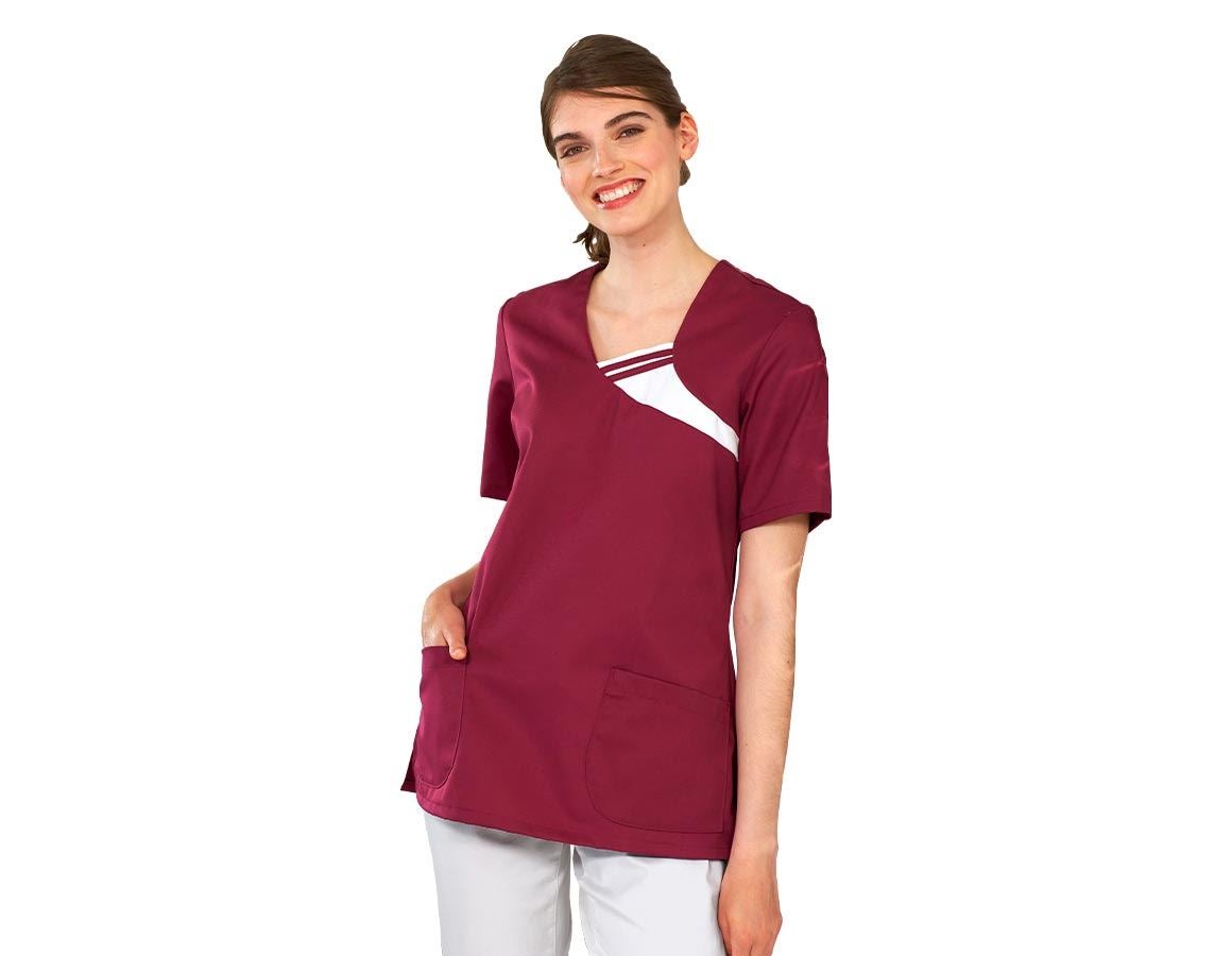 Tričká, pulóvre a košele: Pracovná košeľa Lorielle + cranberry