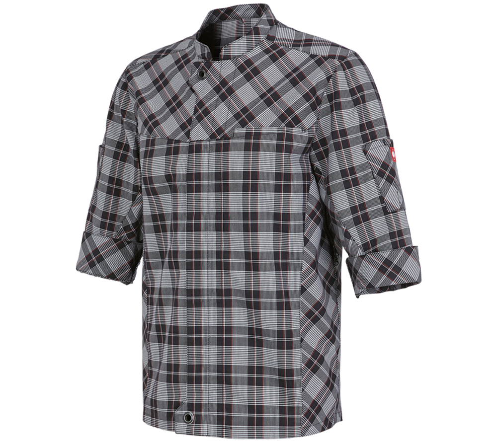 Tričká, pulóvre a košele: Pracovná bunda s krátkym rukávom e.s.fusion,pánska + čierna/biela/červená