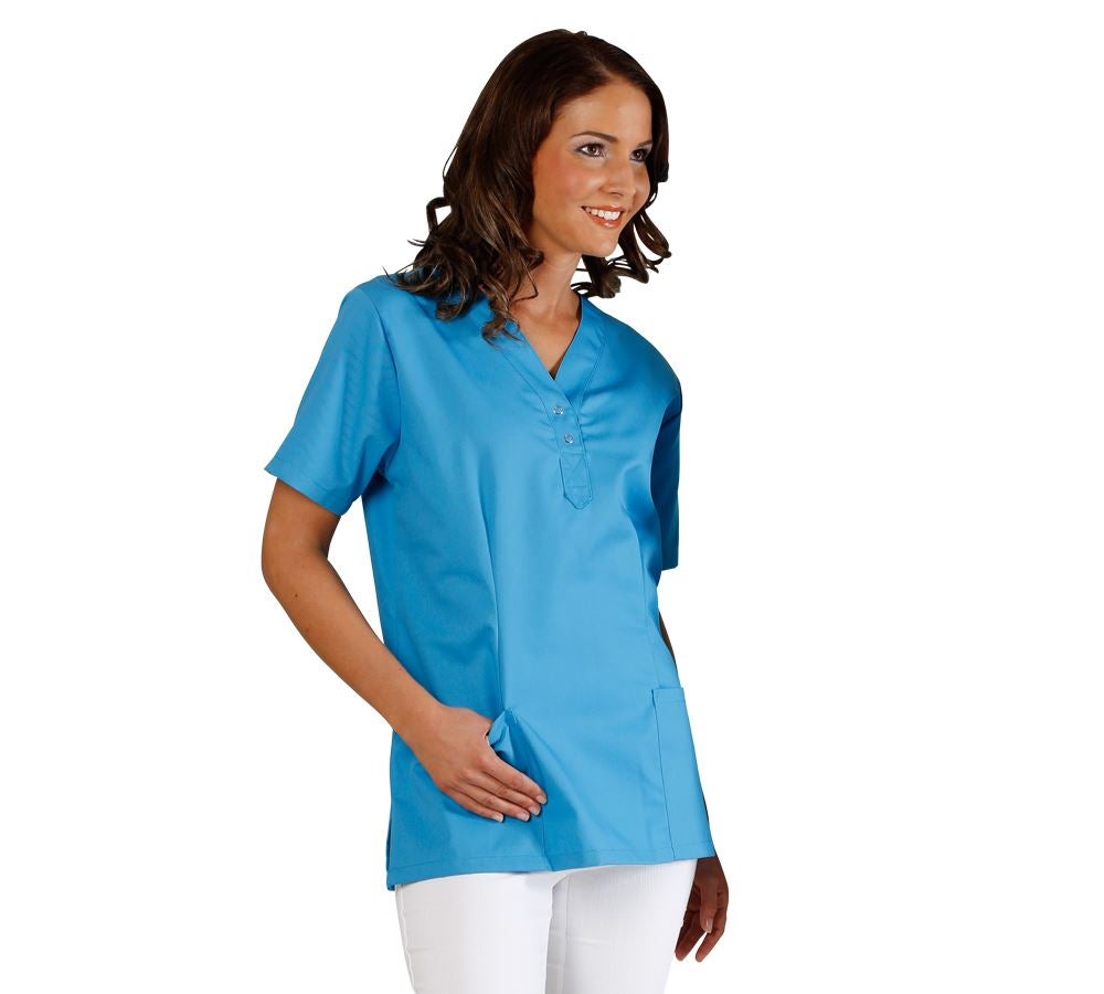 Tričká, pulóvre a košele: Pracovná košeľa Julica + tyrkysová