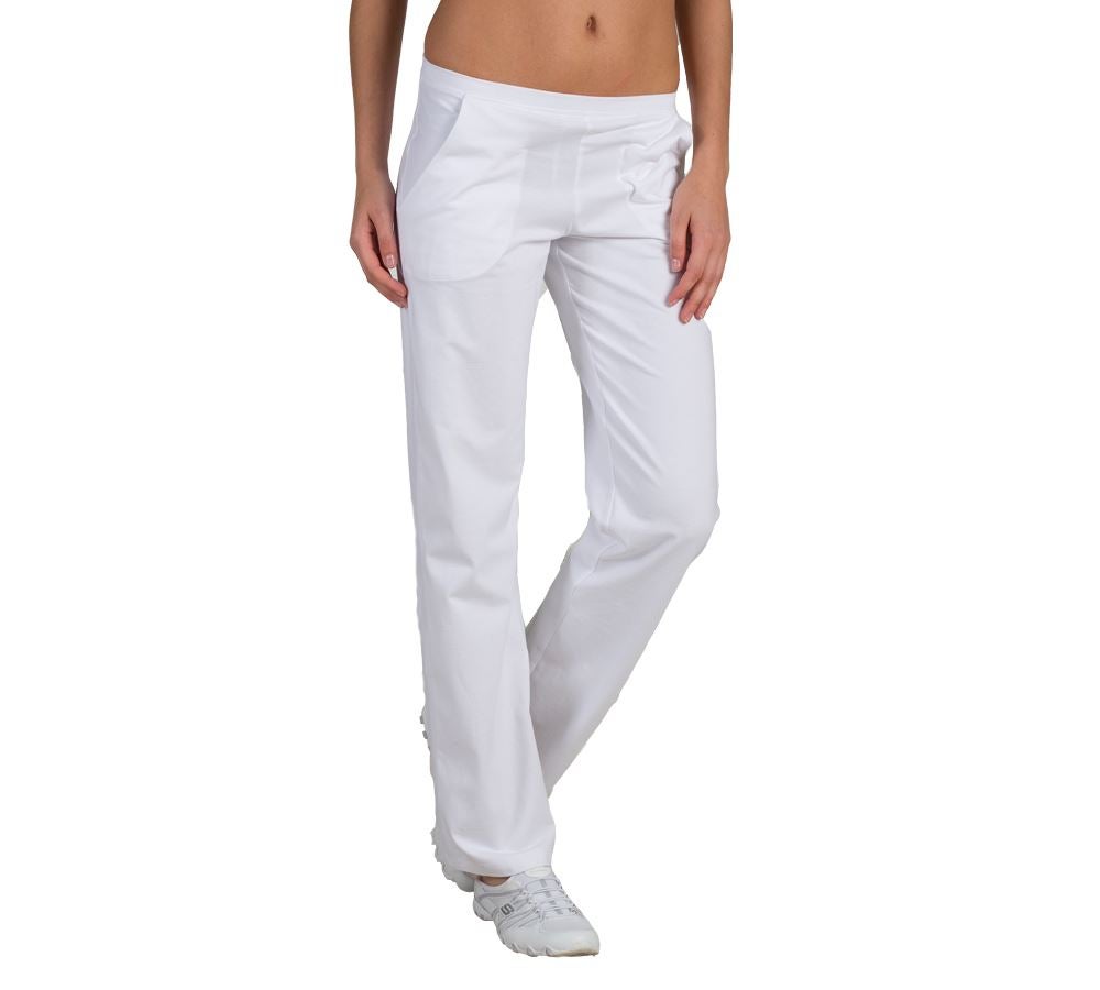 Pracovné nohavice: Teplákové nohavice e.s. + biela