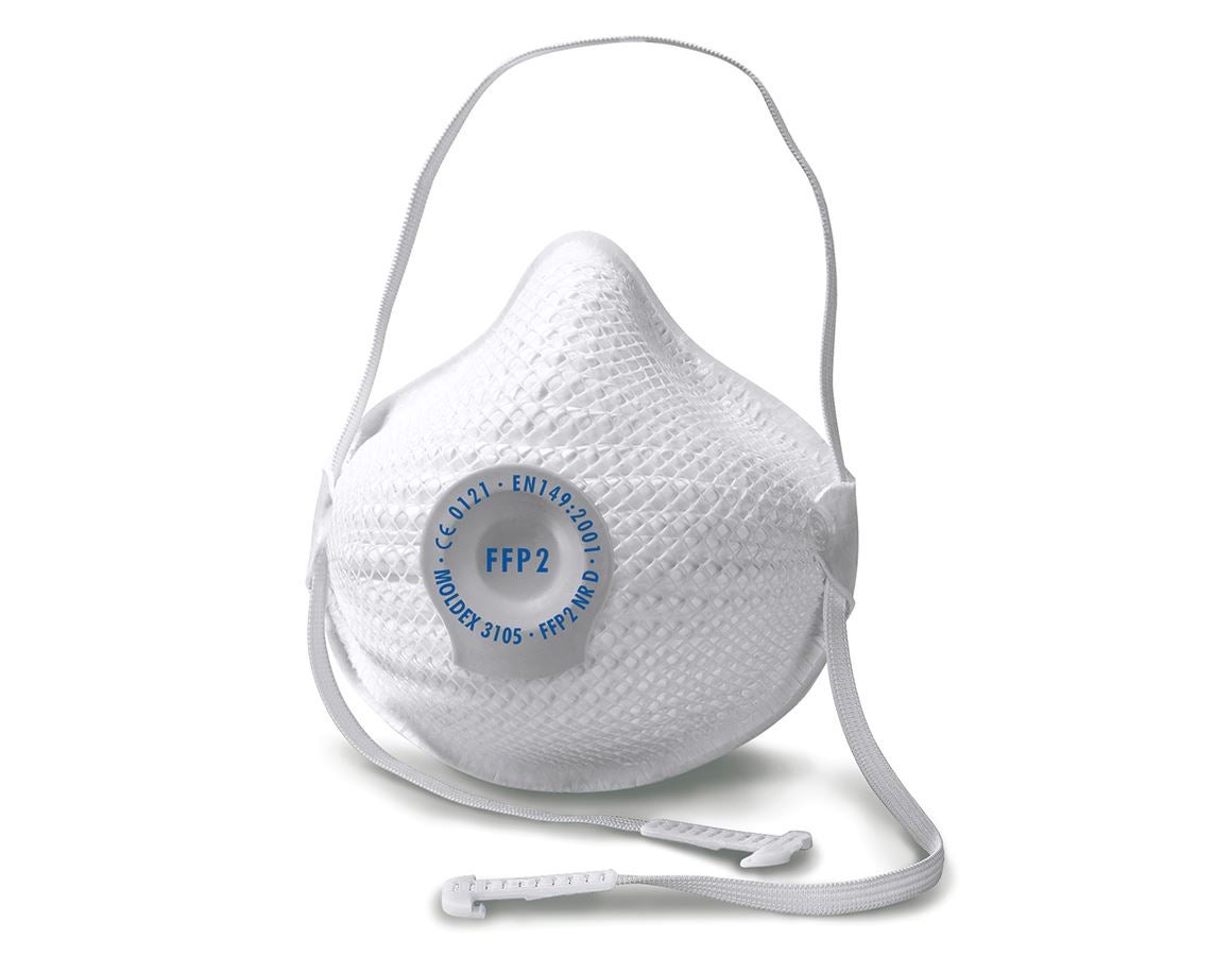 Ochranné dýchacie masky: Respirátor Moldex 3155/3105,FFP2 NR D, 10 ks