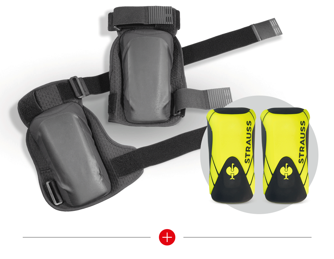 Ochranné pomôcky: SÚP.: e.s. Knee Pad + vrecká Pro-Comfort, rough