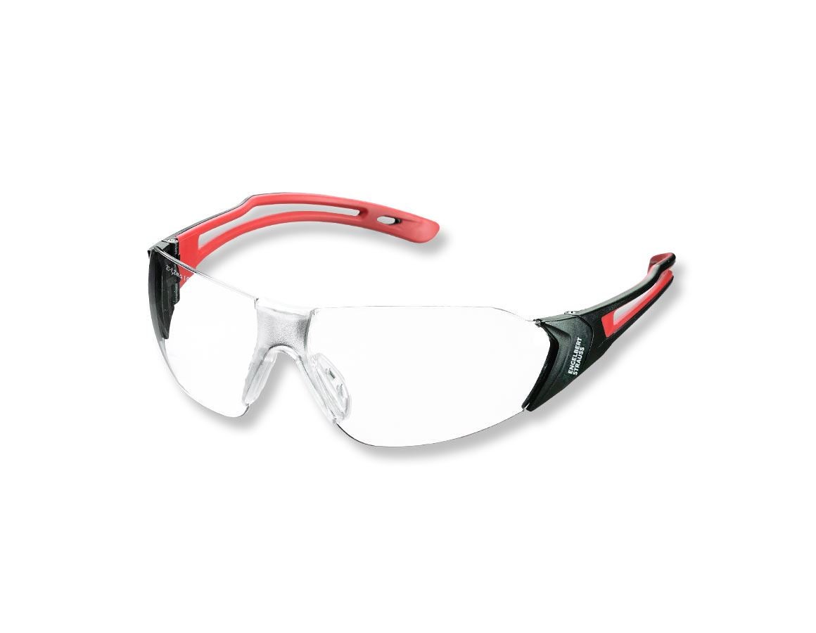 Ochranné okuliare: Ochranné okuliare e.s. Abell  + červená/čierna
