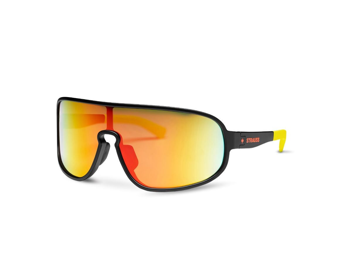 Ochranné pomôcky: Slnečné okuliare Race e.s.ambition + čierna/výstražná žltá