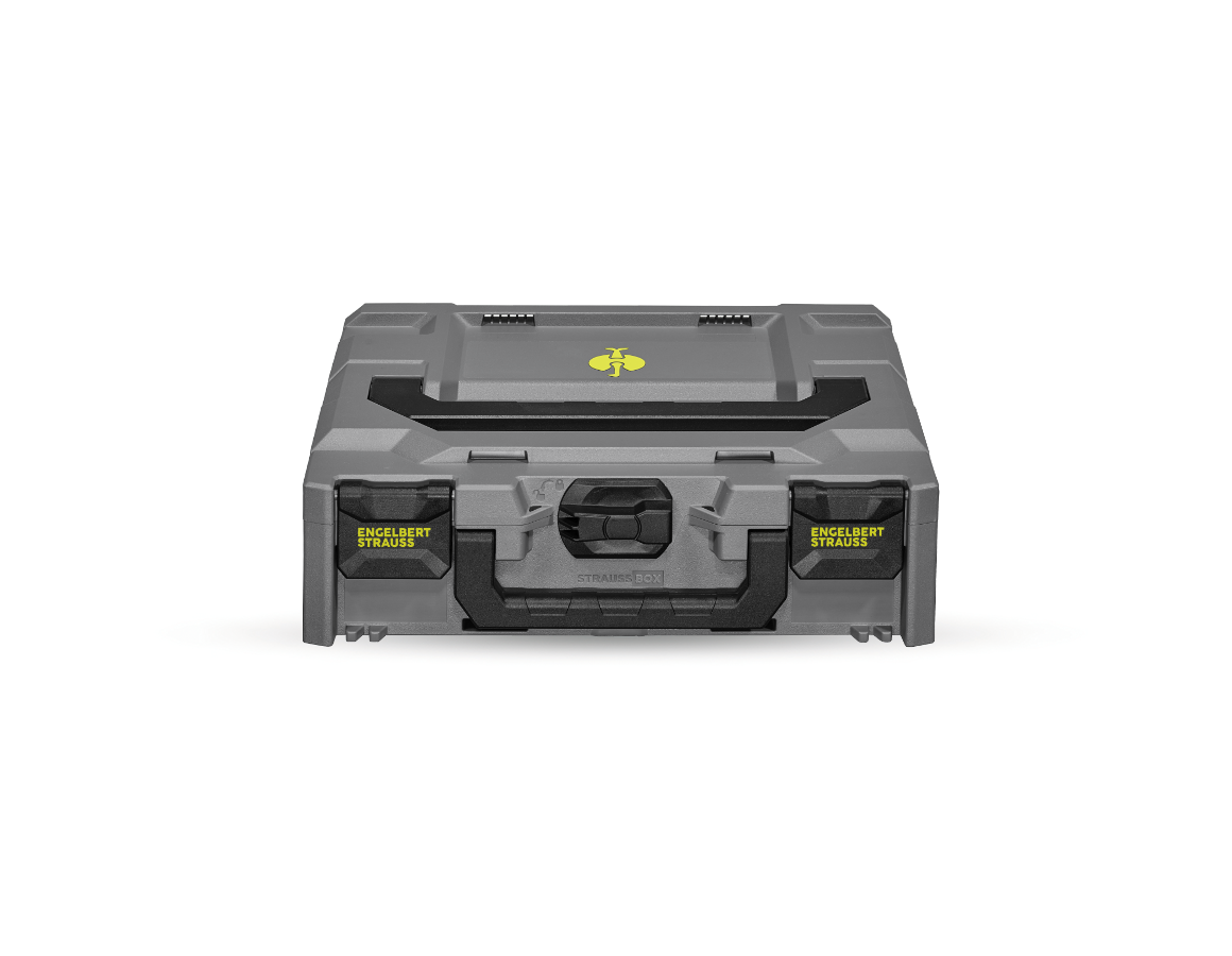 Systém STRAUSSbox: STRAUSSbox 118 midi + čadičovo sivá/acidová žltá