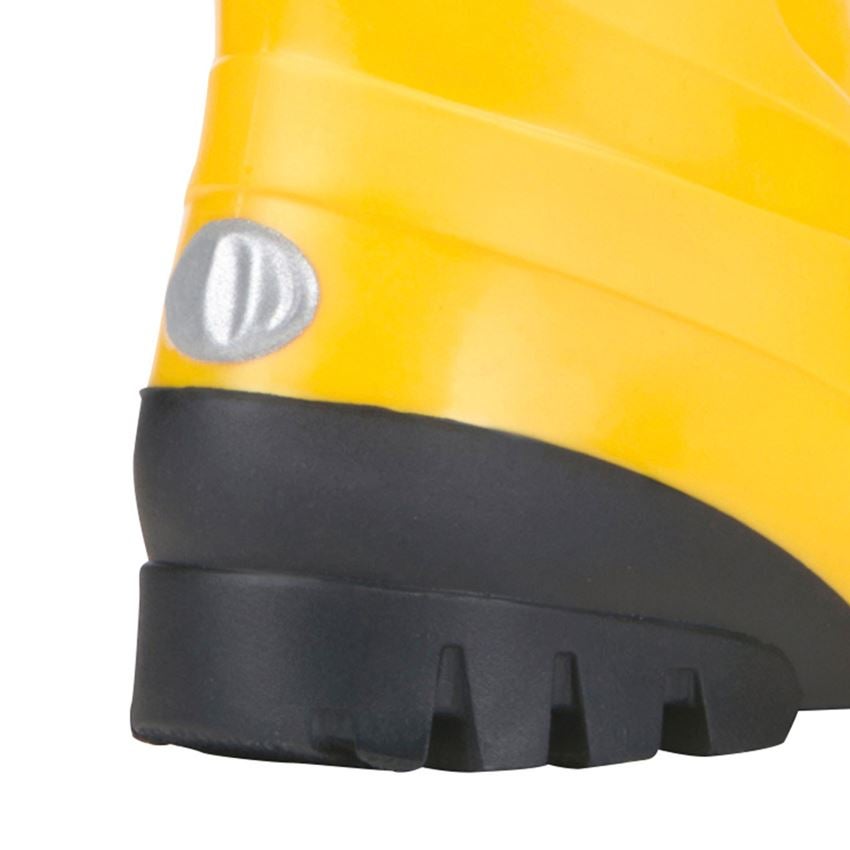 Detská obuv: Detské gumové čižmy + žltá 2
