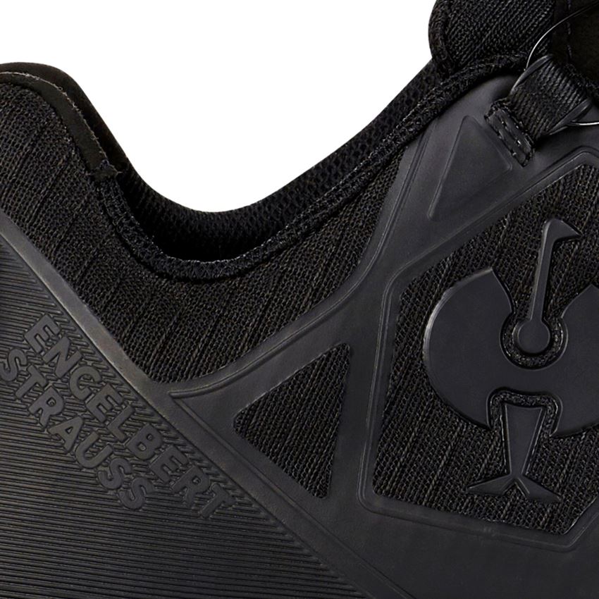 Gastro / Kuchárska obuv: S1 bezpečnostné poltopánky e.s. Baham II low + čierna 2