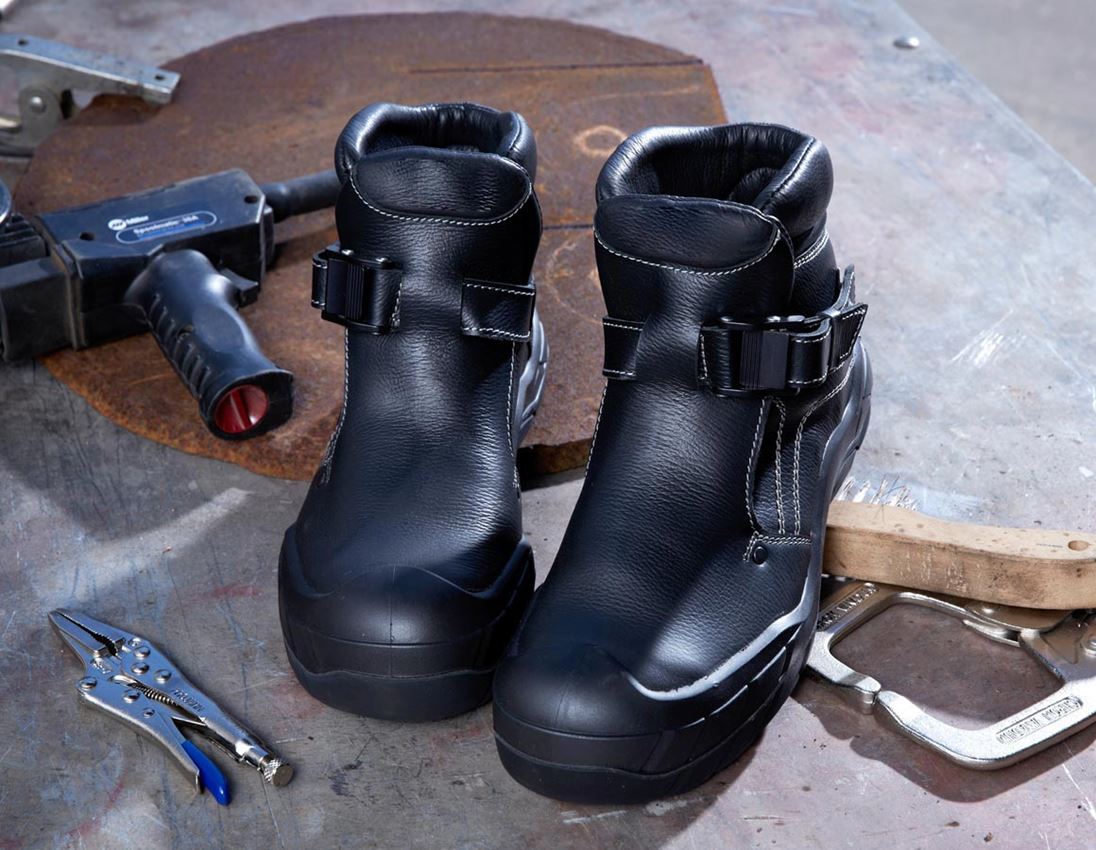 S3: zváračská bezpečnostná obuv e.s. Pleione + čierna 1