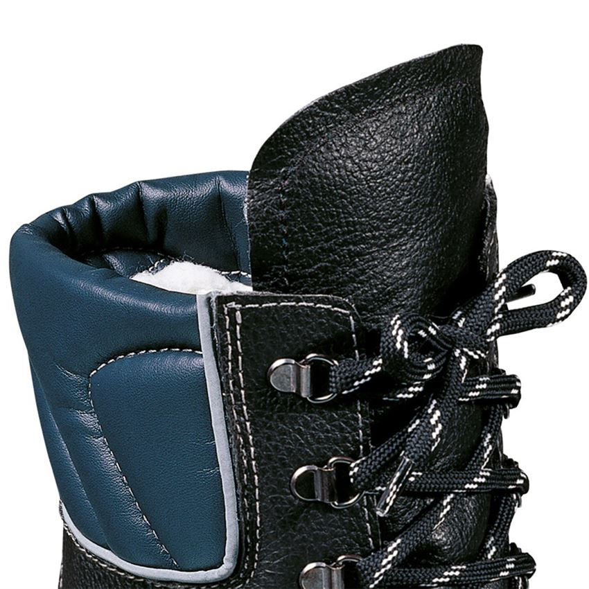 S3: STONEKIT S3 Zimná vysoká bezpečnostná obuv Ottawa + čierna/modrá 2