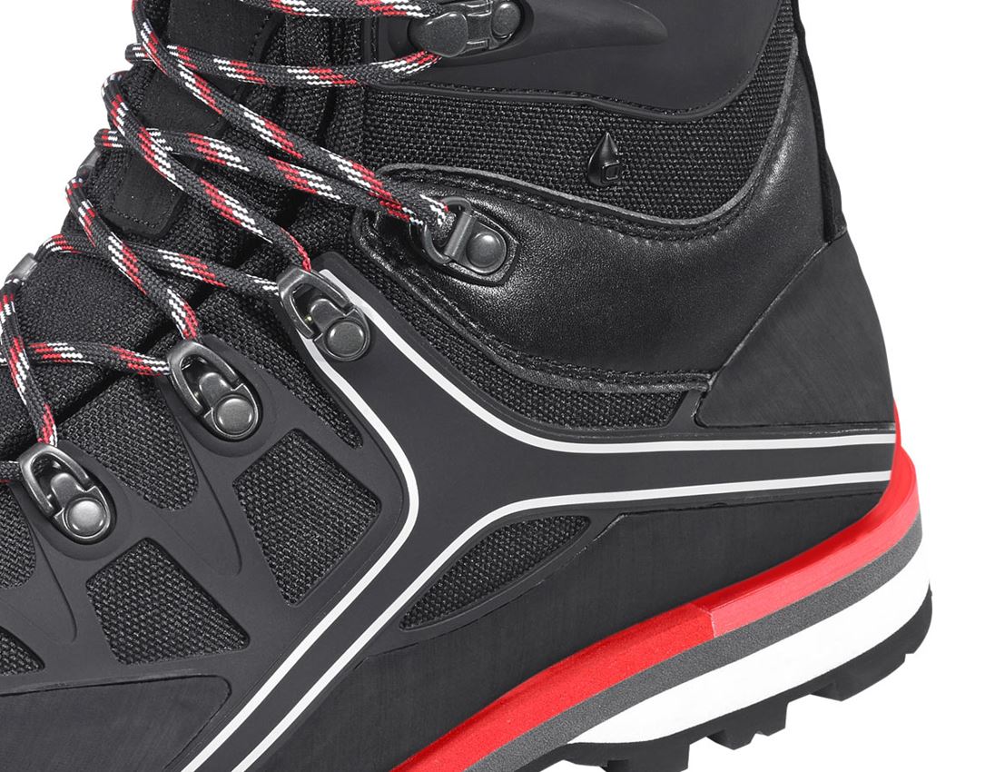 S3: e.s. S3 Vysoká bezpečnostná obuv Polyxo high + čierna/červená 2