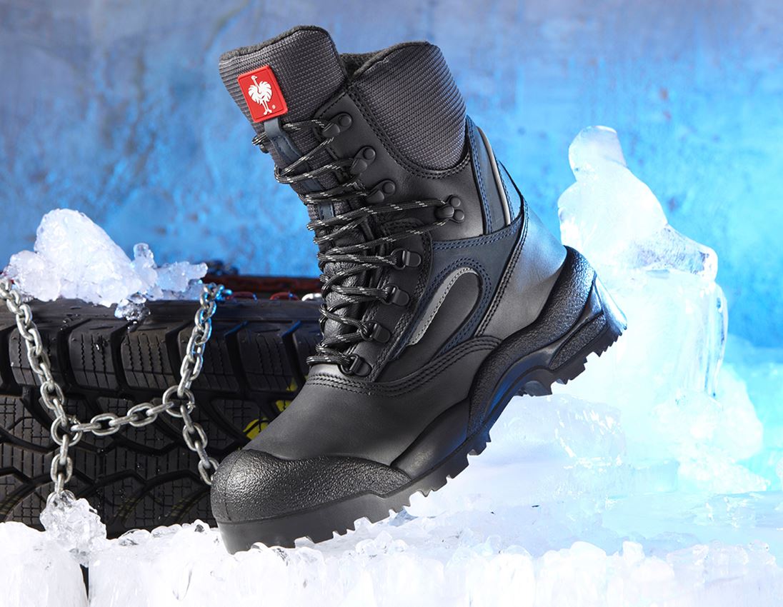 S3: S3 zimná vysoká bezpečnostná obuv Narvik II + čierna 1