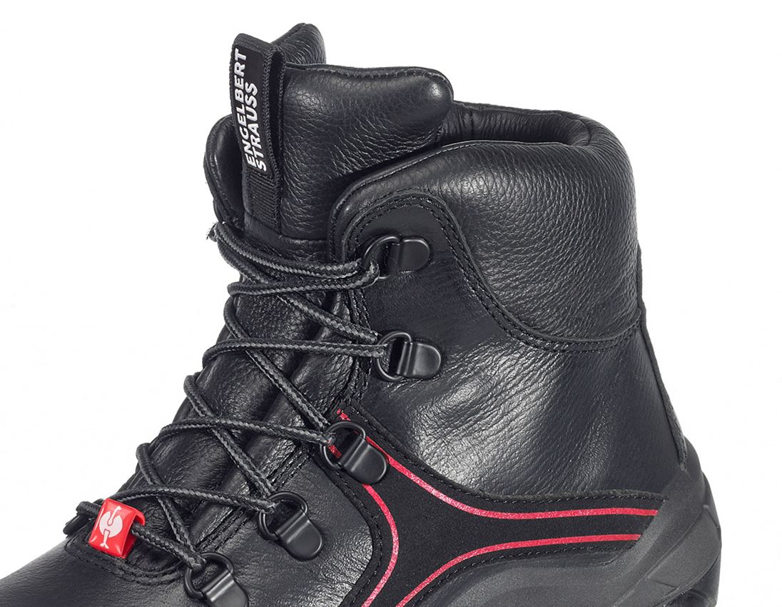 Strechári / Tesári / Pokrývač obuv: e.s. S3 bezpečnostná obuv Matar + čierna/červená 2