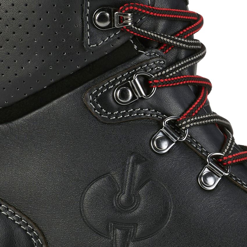 S3: S3 bezpečnostná obuv e.s. Umbriel II mid + čierna/červená strauss 2