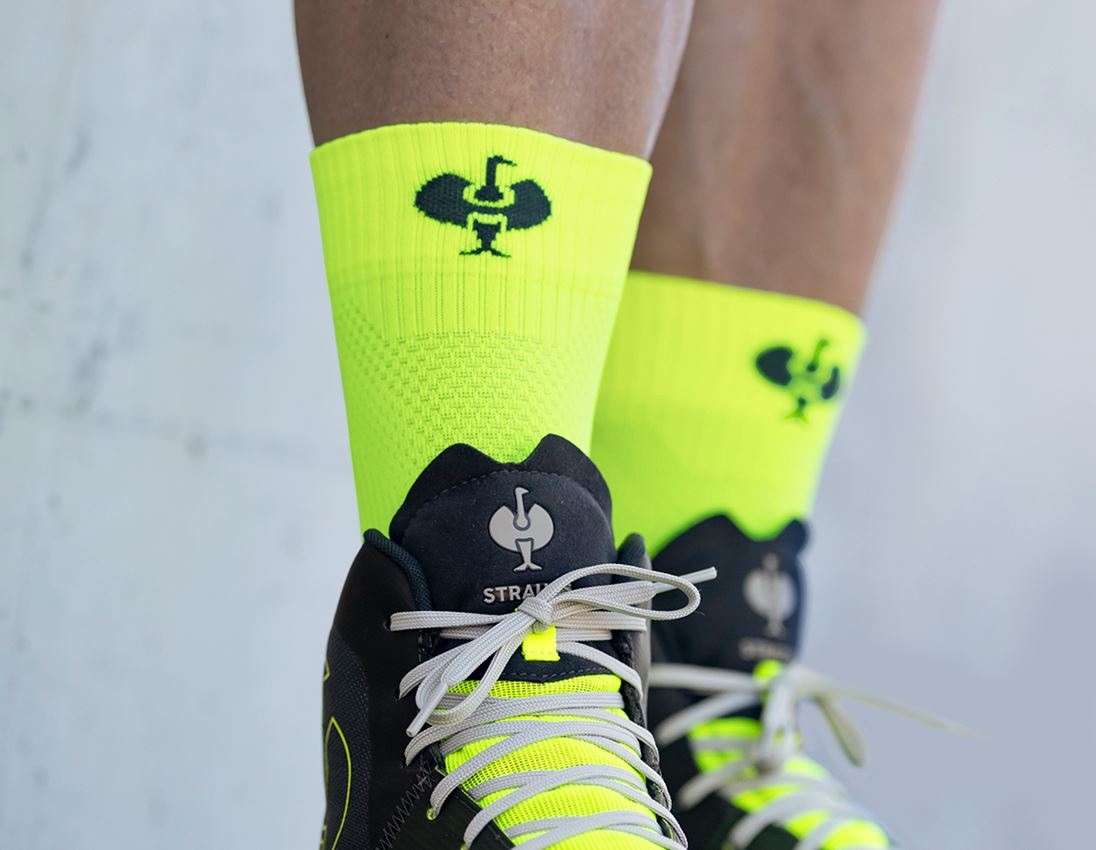 Ponožky | Pančuchy: e.s. Univerzálne ponožky Function light/high + výstražná žltá/antracitová