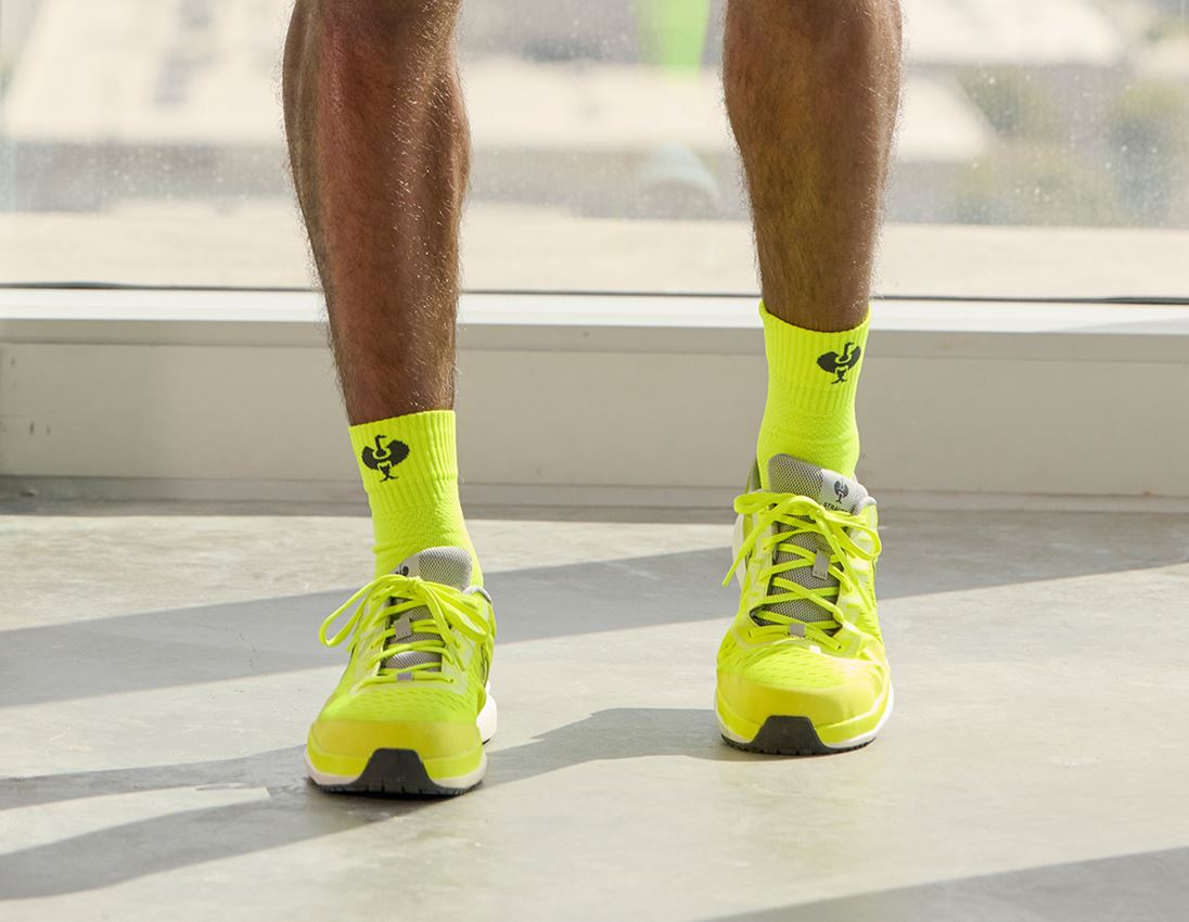 Odevy: e.s. Univerzálne ponožky Function light/high + výstražná žltá/antracitová 5