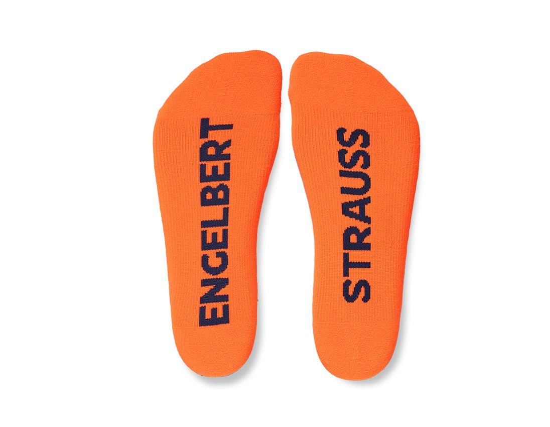 Odevy: e.s. Univerzálne ponožky Function light/high + výstražná oranžová/tmavomodrá 1