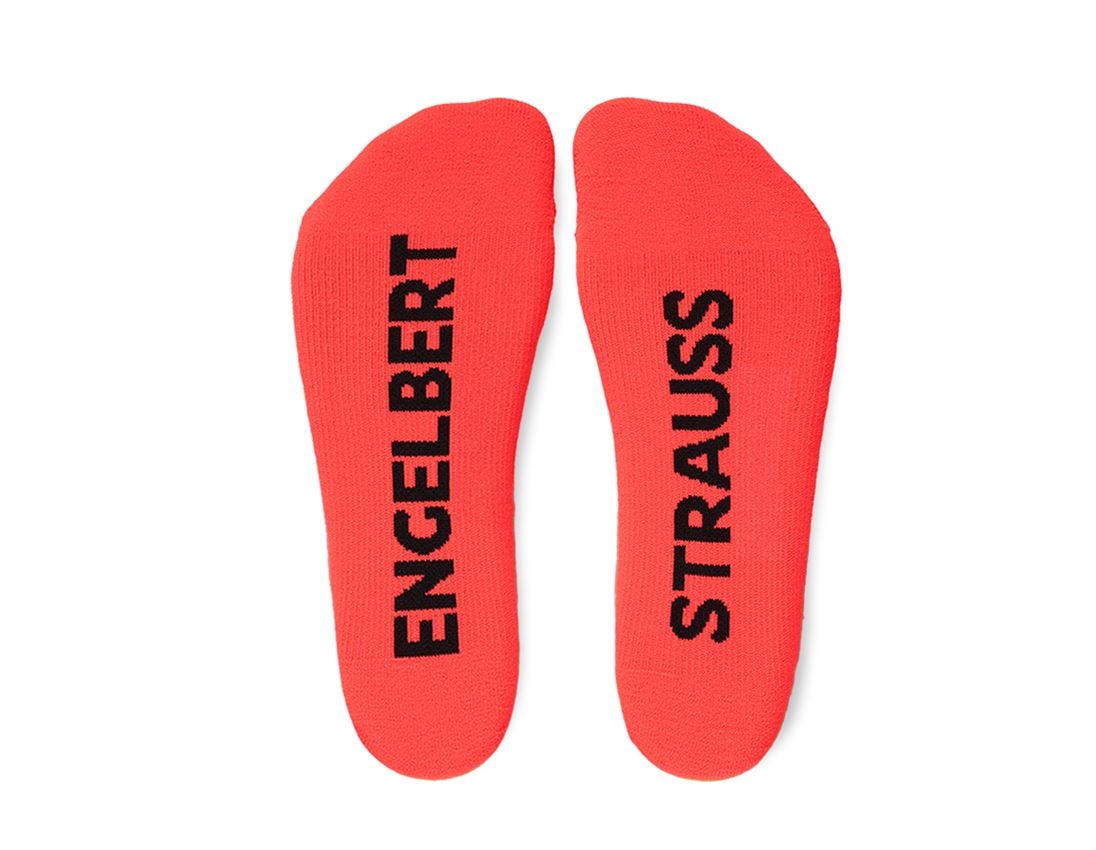 Ponožky | Pančuchy: e.s. Univerzálne ponožky Function light/low + výstražná červená/čierna 2
