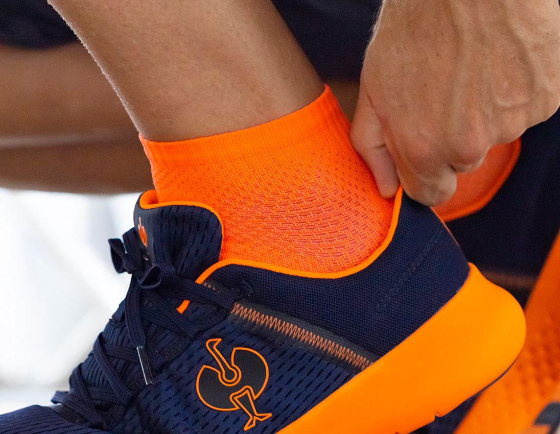 Ponožky | Pančuchy: e.s. Univerzálne ponožky Function light/low + výstražná oranžová/tmavomodrá 1