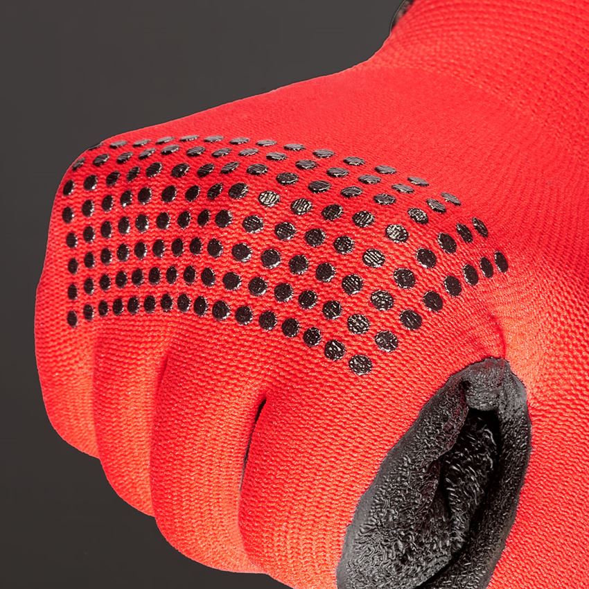 S povrchovou úpravou: Latexové úpletové rukavice Techno Grip 2