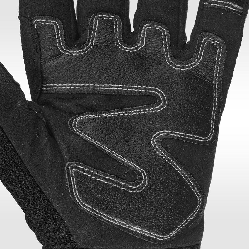 Hybridné: Zimné rukavice pre mechanikov e.s. Mirage Ice + čierna/sivá 2