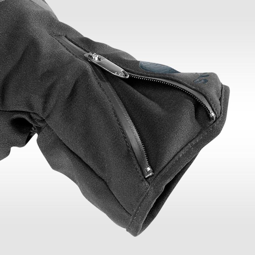 Hybridné: Zimné rukavice pre mechanikov e.s. Proteus Ice + čierna/sivá 2